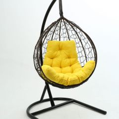 Подвесное кресло-кокон Бароло (коричневый/черный) | фото 7