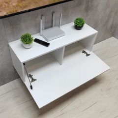 Тумба подвесная под ТВ LINES MTV3-MA 900 Белый глянец (Белый-M 10.1.1) | фото 8