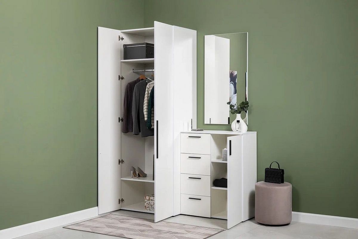 ЭЙР прихожая (модульная) Белый Шагрень | фото 24