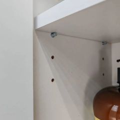 Шкаф навесной для ванной MH24-MA 450х960 (Белый-М 10.1.1) Белый глянец | фото 7