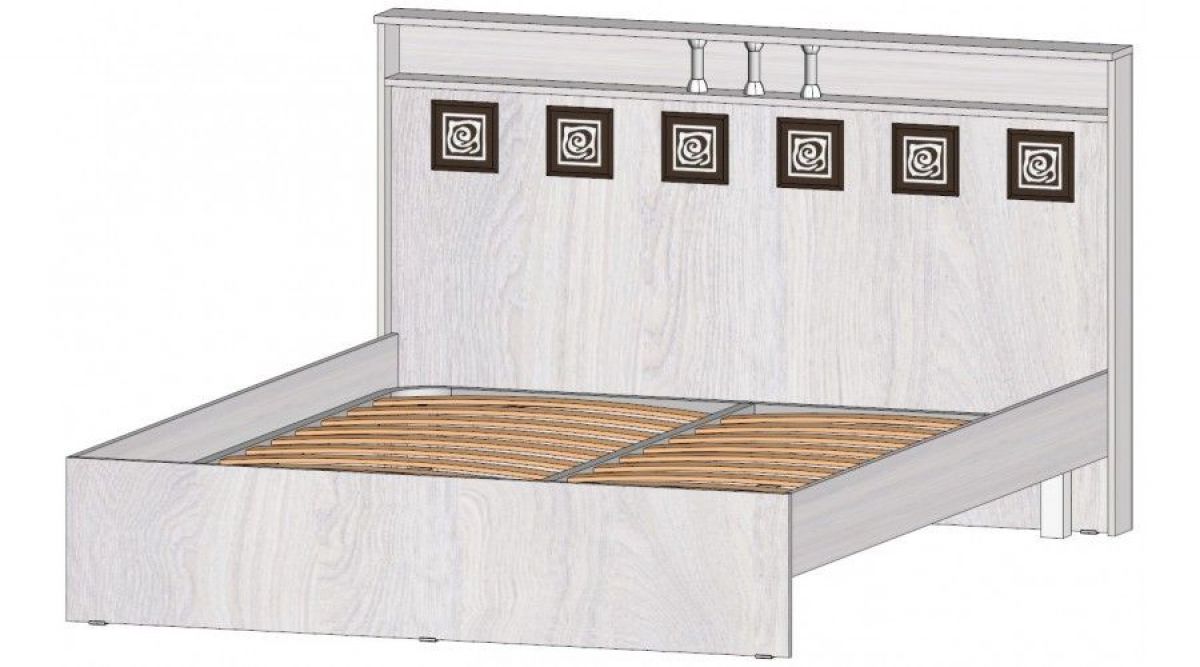 КОСТА-РИКА Спальный гарнитур (модульный) анкор светлый | фото 4