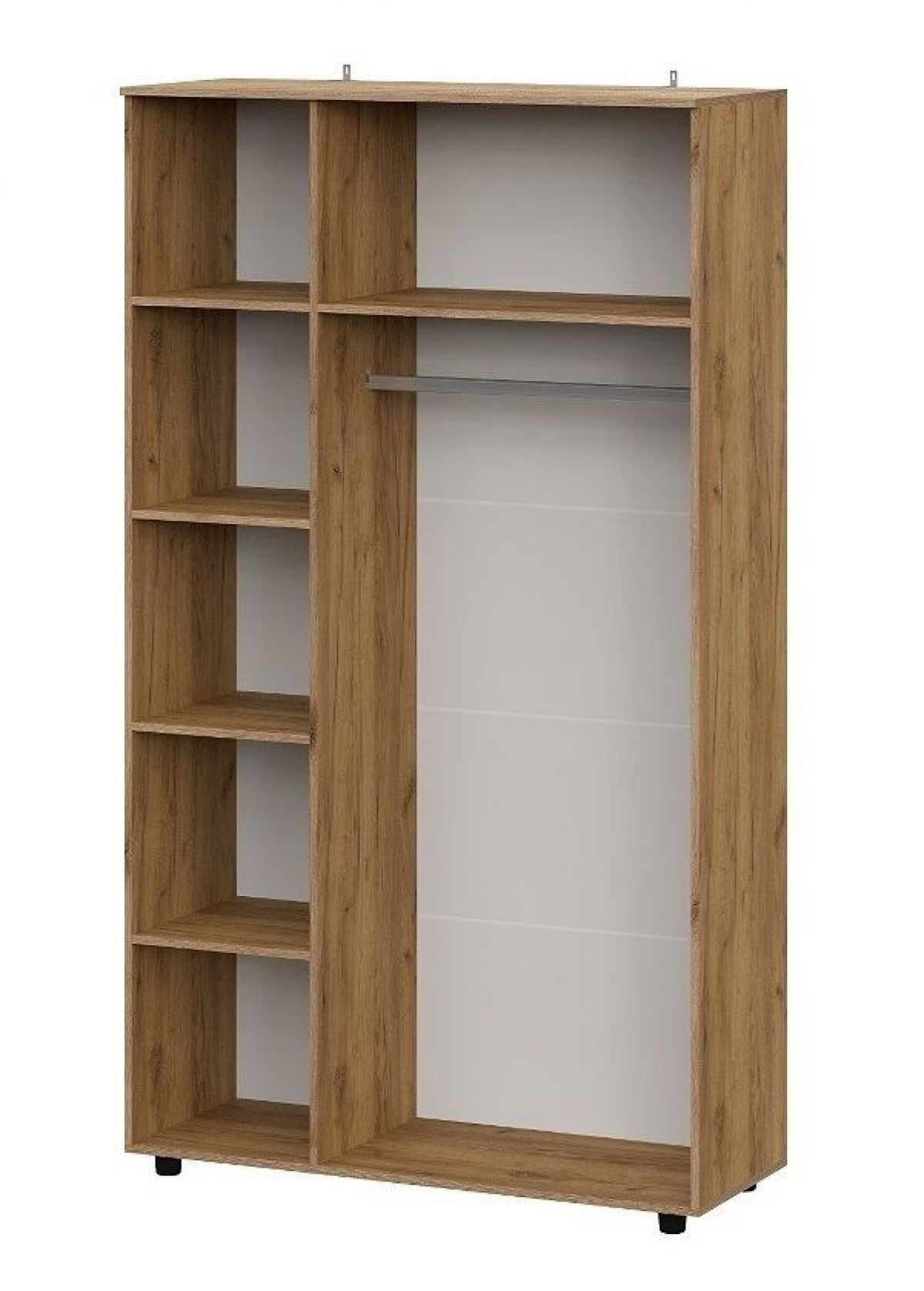 БАЙКАЛ Шкаф трехстворчатый (Графит/Дуб золотой) | фото 2