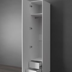 Шкаф Linnea MHR-1PO-3 2050х400х510 (Белый-М 11.1.1) | фото 5