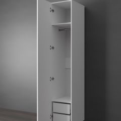 Шкаф Linnea MHR-1PO-3 2050х400х510 (Белый-М 11.1.2) | фото 4