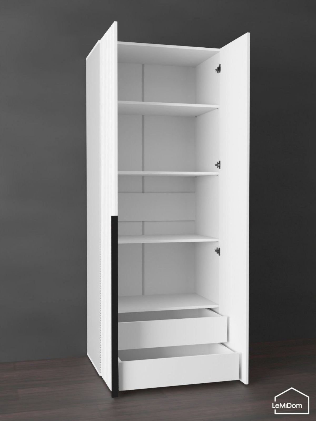 Шкаф Linnea MHR-2-4 2050х800х510 (Белый-М 11.1.2) | фото 5