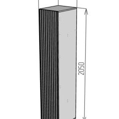 Шкаф Linnea MHR-1-4 2050х400х510 (ДВ-М 11.1.25) | фото 2