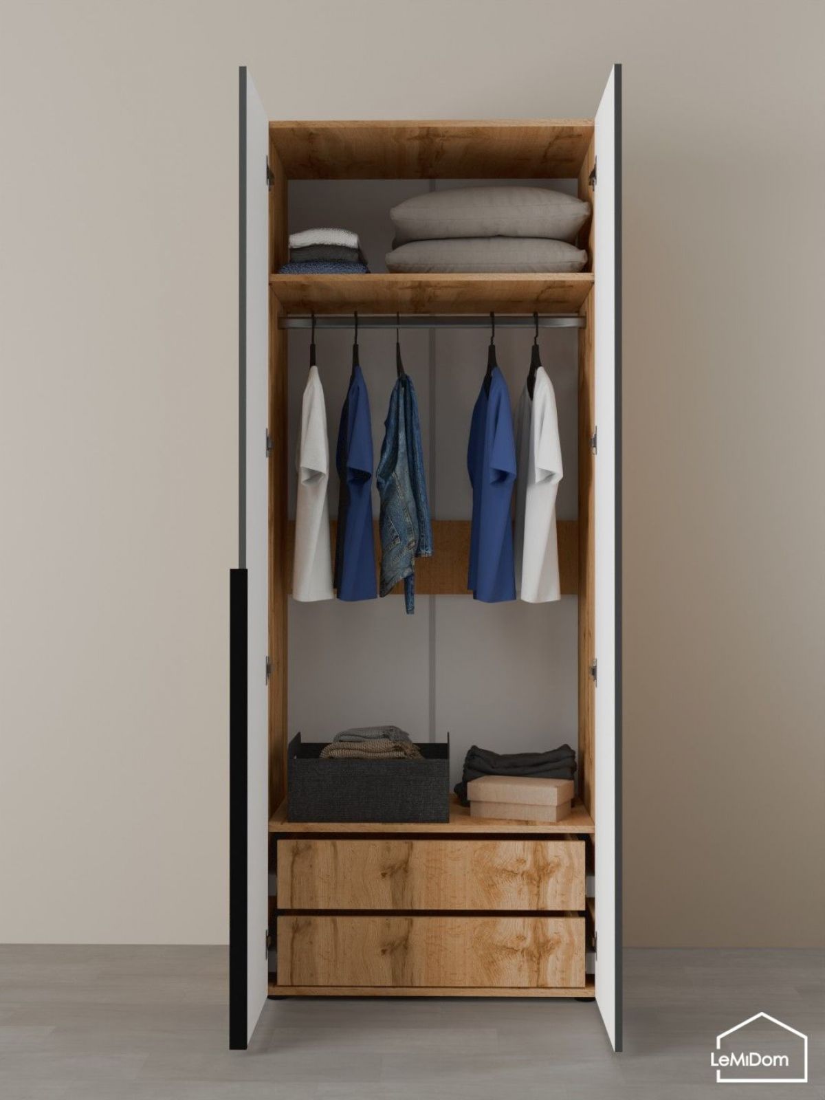 Шкаф Linnea MHR-2-3 2050х800х510 (ДВ-М 11.1.25) | фото 5