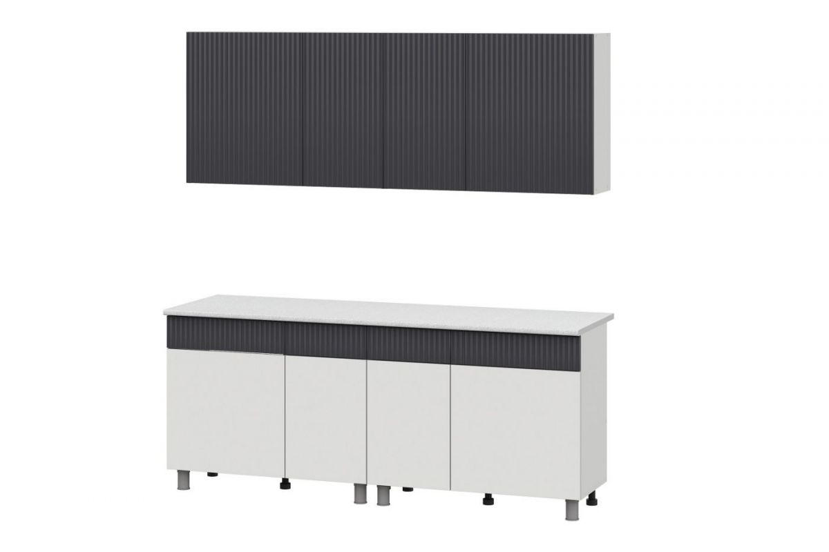 Кухонный гарнитур СОФИЯ 2.0м (Белый/Бланж/Графит/Антарес) | фото 5