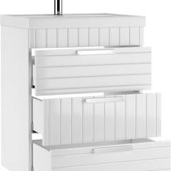 Тумба под умывальник "UNIT 60" Topaz с тремя ящиками В3 Домино (DT6401T) | фото 3