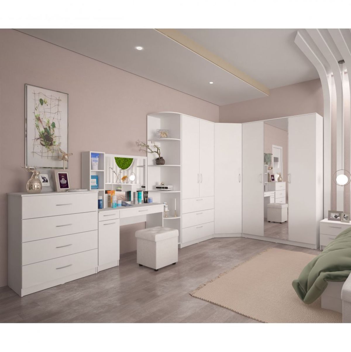 Шкаф гардеробный угловой 900 Париж | фото 5