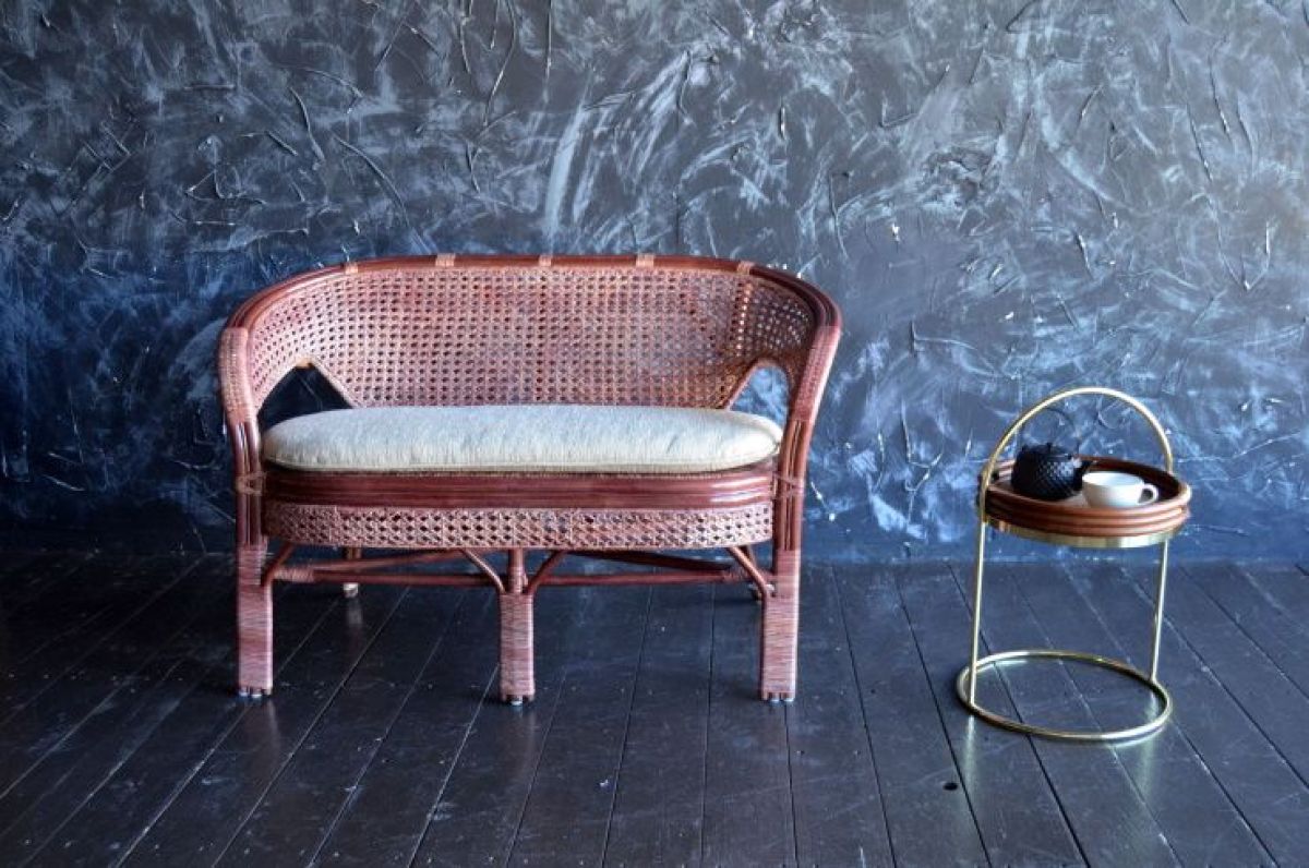 Комплект Пеланги 02/15 с 2-х местным диваном и овальным столом (Молочный шоколад) | фото 2