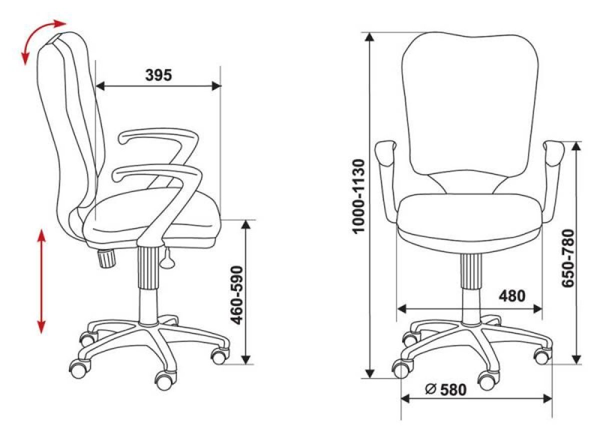 Кресло Бюрократ CH-540AXSN/26-28 чёрный | фото 5
