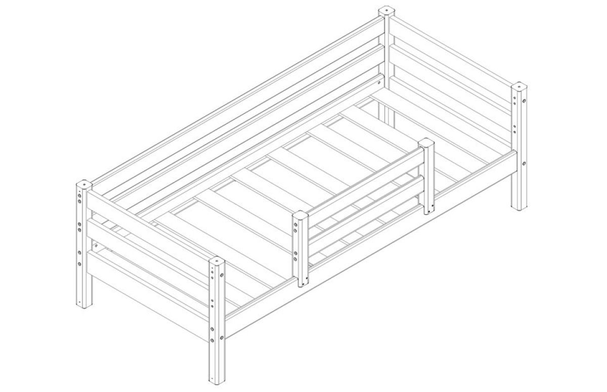 Кровать с защитой по центру Соня (Вариант 4) | фото 3