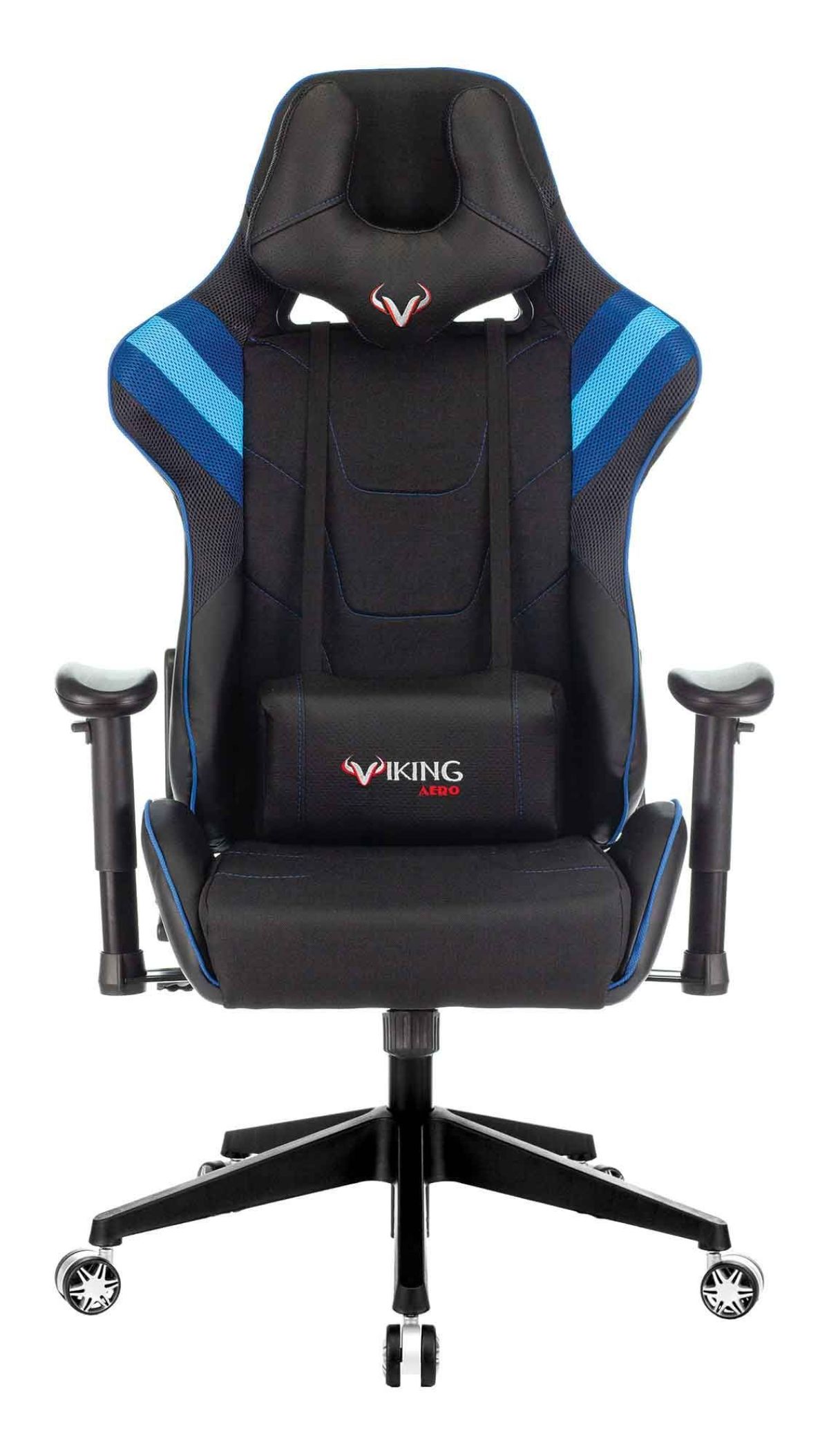 Кресло игровое Бюрократ VIKING 4 AERO BLUE черный/синий | фото 3