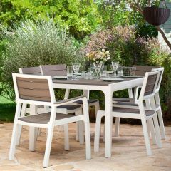 Стул c подлокотниками Гармония (Harmony armchair) белый-капучино | фото 3