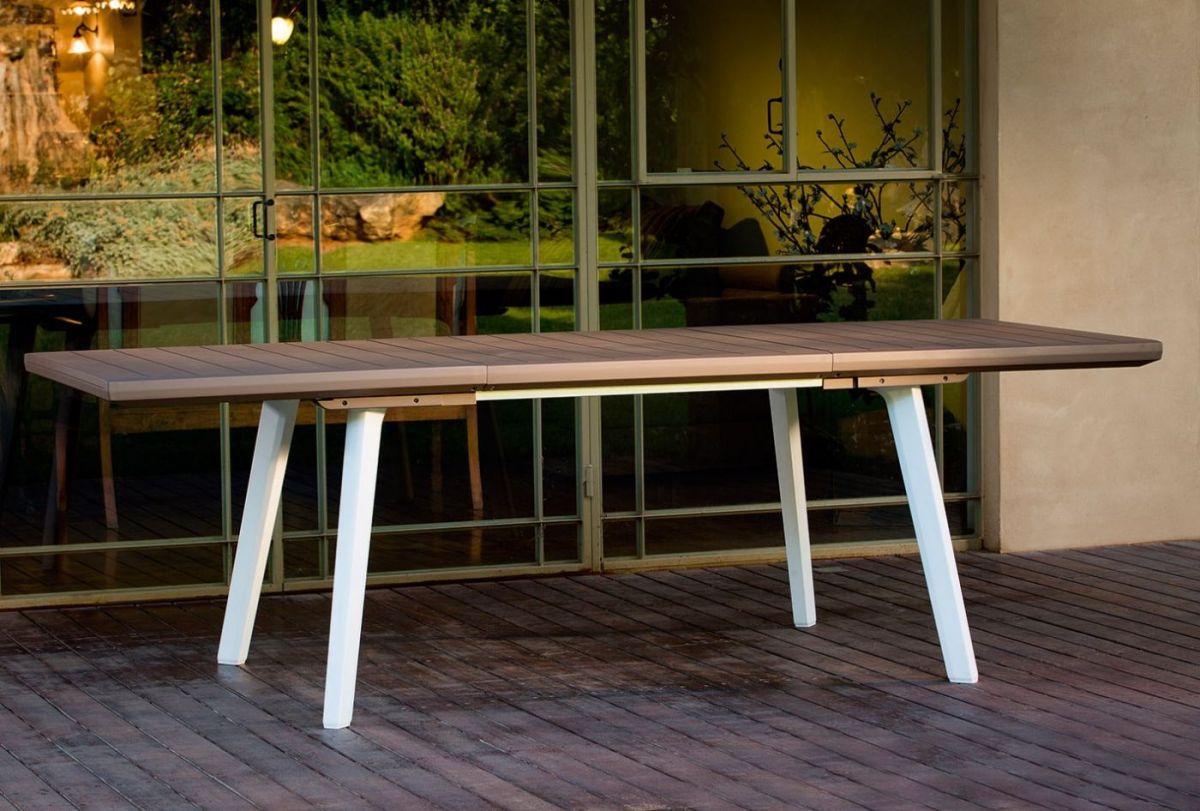 Стол Гармония раздвижной (Harmony Extendable) белый-капучино | фото 2