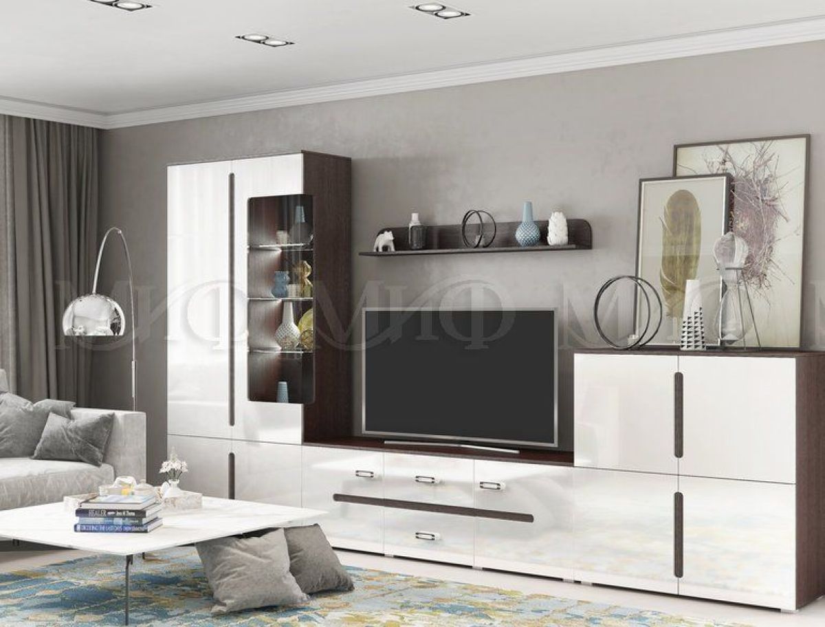 КИМ Шкаф с подсветкой (белый) | фото 6